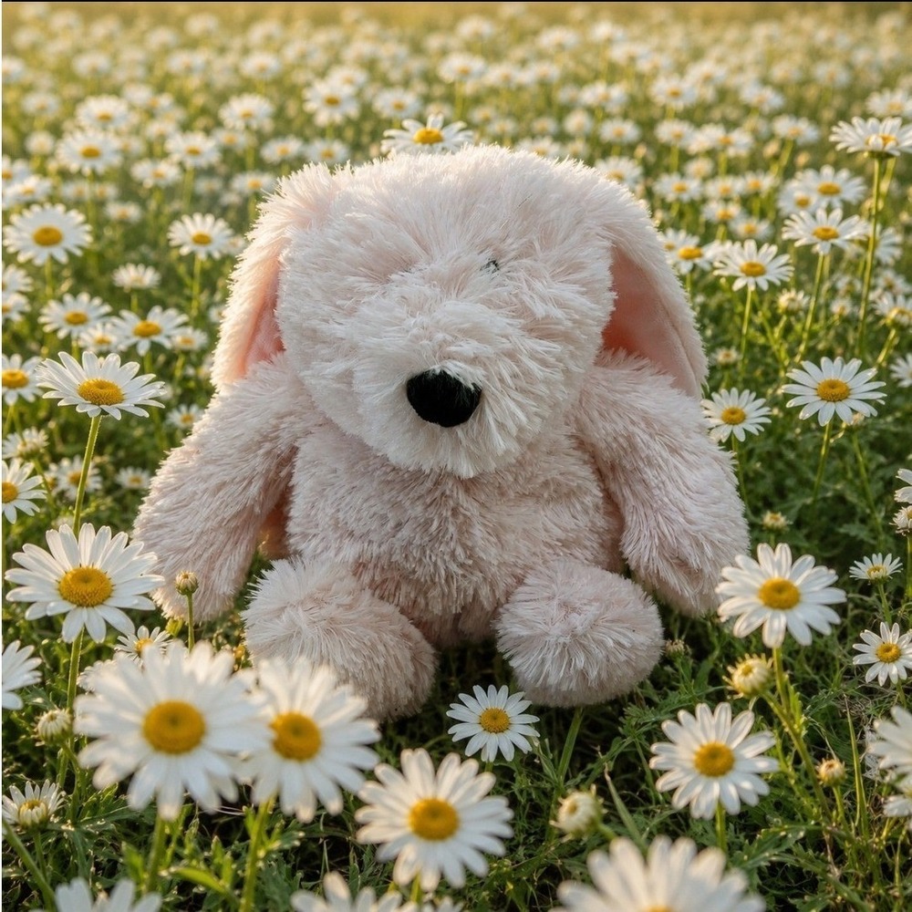 Warmies‎ Pink Bunny Microwavable Lavender Scented Weighted Plush Stuffed Animal